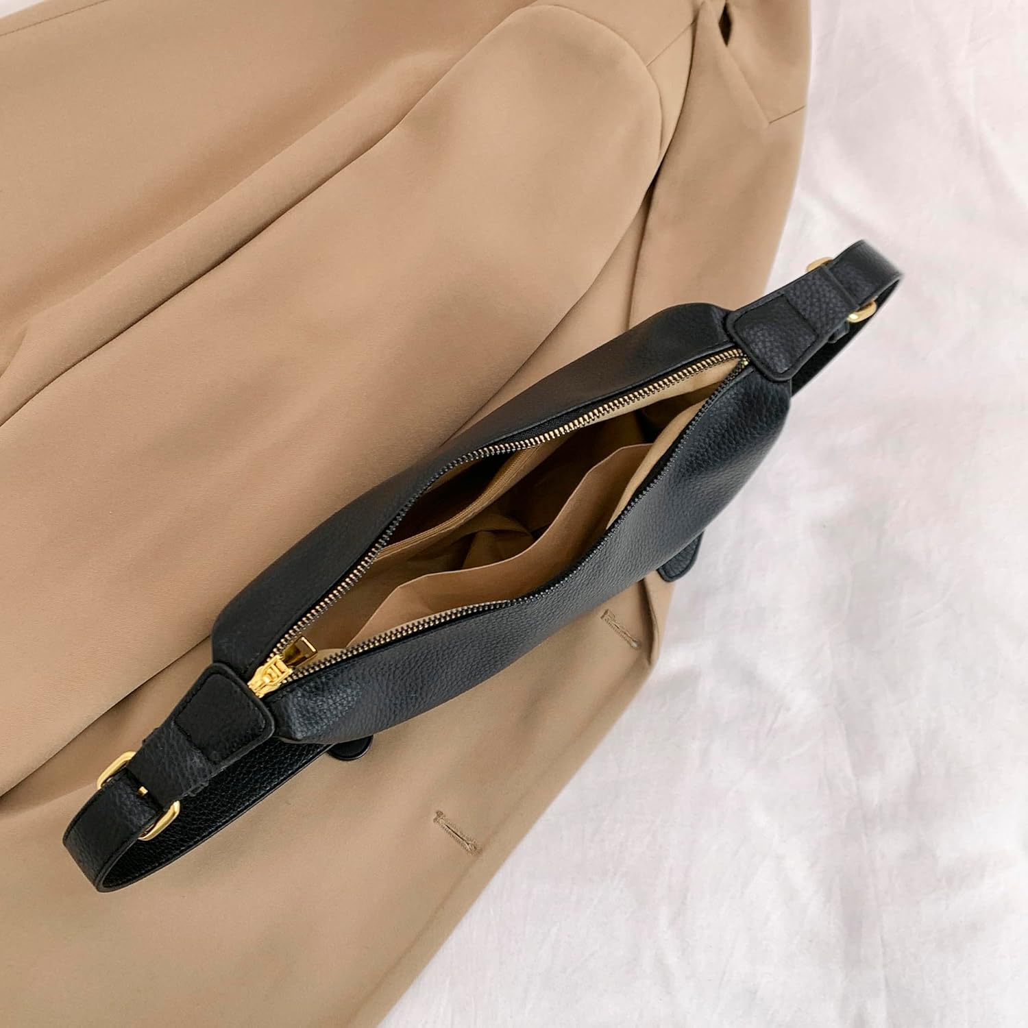 Crossbody Bag for Women, Cute Hobo Crescent Bag Casual Tote Handbag Shoulder Bags Purse with Adjustble Strap