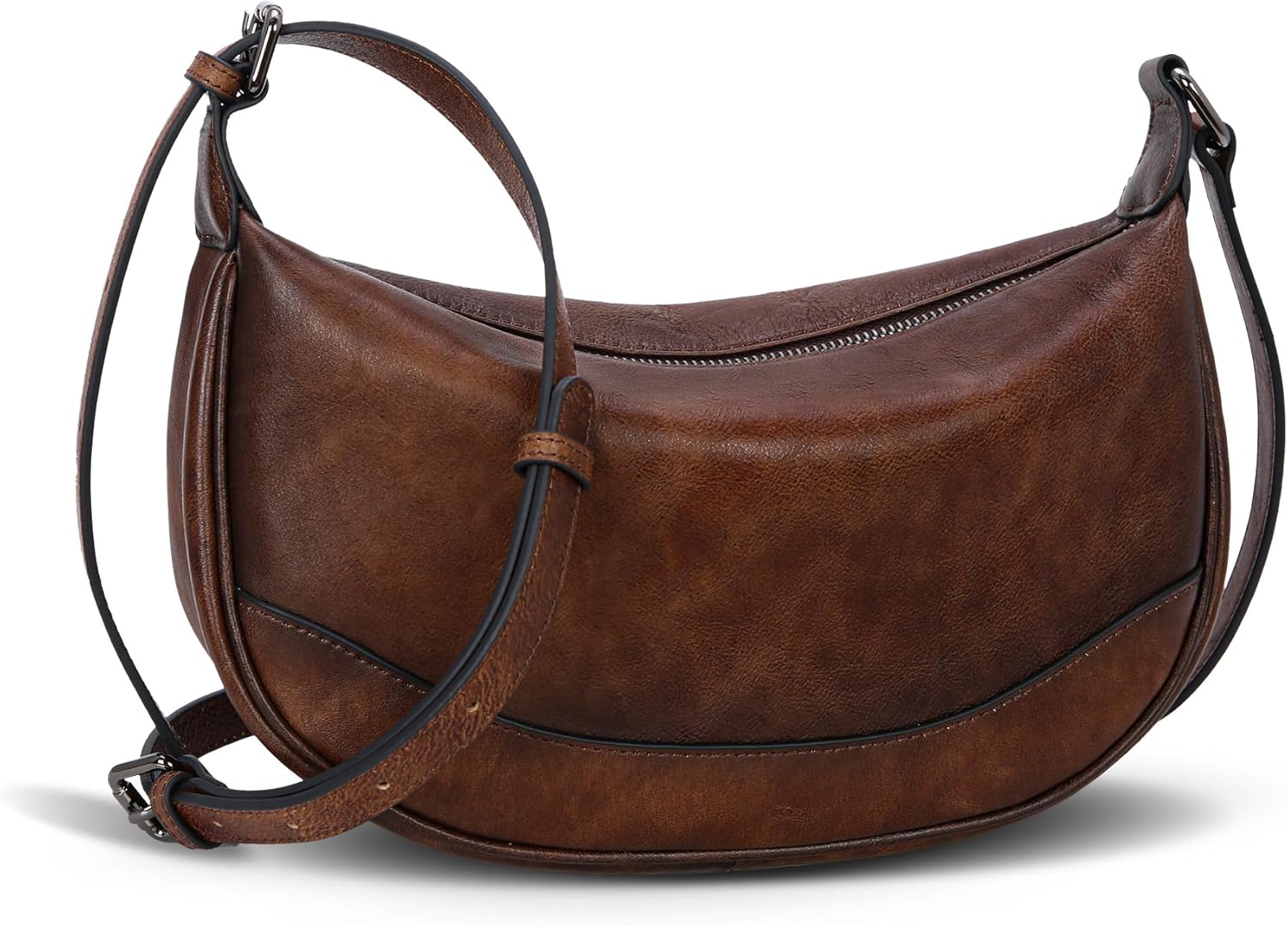 Crossbody Bags for Women Leather Purses Designer Shoulder Bag Vintage Handbags Hobo Crescent Bag